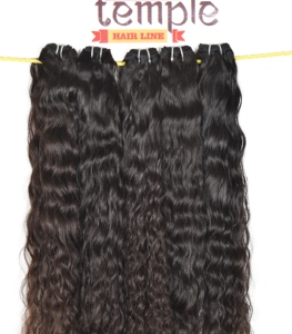 ผมต่อแบบเป็นลอนคลื่นสีดำสำหรับผู้หญิงผมปลอมสำหรับต่อแนวเส้นผมมนุษย์แท้เวียดนามจาก100% - Product Image 6