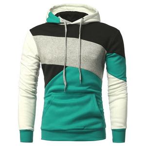 Sudadera Lisa personalizada de alta calidad para hombre, ropa deportiva con capucha, color blanco, OEM - Product Image 4