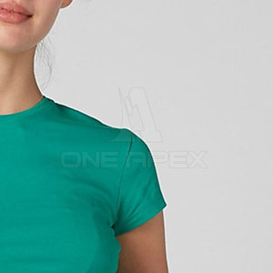 Camiseta 100% de algodón de alta calidad para mujer, camiseta personalizada con tu logotipo, camiseta de mujer al mejor precio para venta en línea - Product Image 5