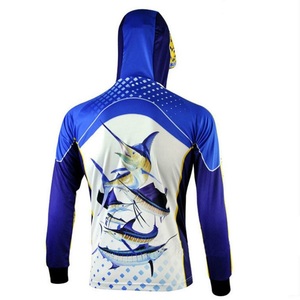 Maillot de pêche à demi-zip de haute qualité, à séchage rapide, protection UV UPF 50+, personnalisable, vêtements de sublimation pour tournoi - Product Image 2