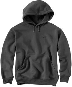 Sudaderas con capucha de peso pesado en blanco negro para hombre Logotipo personalizado 50% Algodón 50% poliéster Importado Pull On cierre Ropa Stocks Lavado a máquina - Product Image 1