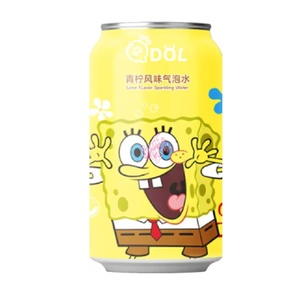 Refresco Original QDOL Spongebob Squarepants con Sabor a Fresa, 330 ml, Bebida Dulce con Sabor a Fresa para el Mercado Internacional - Product Image 4