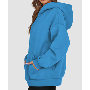 เสื้อฮู้ดลำลองแนวสตรีทโชว์ไหล่ของผู้หญิงเสื้อฮู้ดแบบถักเป็นมิตรกับสิ่งแวดล้อมระบายอากาศ - Product Image 3