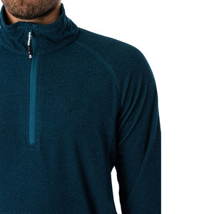 Sweat-shirts à capuche mi-zippés en molleton 100 % coton pour hommes, haute qualité, couleurs personnalisables, séchage rapide, respirants, hiver, logo personnalisé - Product Image 5