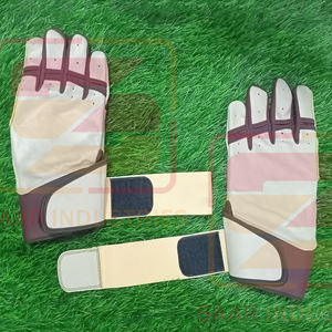 Gants de frappeur de baseball de softball de couleur personnalisée légère et professionnelle de haute qualité Gants de sport respirants en cuir d'origine - Product Image 5