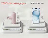 Mini pistolet de massage portable à quatre têtes nouvel outil de soulagement des tissus profonds de conception