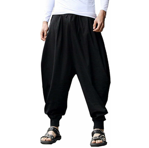 Respirant 2024 mode haute qualité dernier pantalon de survêtement entrejambe de couleur noire pour les femmes - Product Image 5
