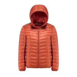 High Quality Lightweight Polyester Hooded Puffer <b>Jacket</b> for <b>Men</b> Stand Collar Quilted Winter Clothes - Product Image 4
