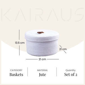 Versatile Jute Storage <b>Wicker</b> <b>Basket</b> - Product Image 4