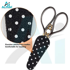 ALMAC Mini ciseaux à broder en acier inoxydable de haute qualité Belle source d'alimentation manuelle au design vintage plaqué or noir - Product Image 6