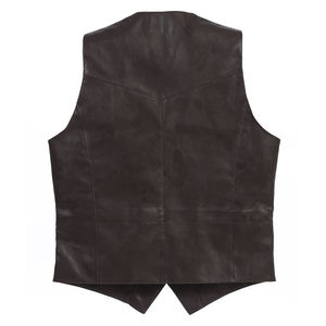 Premium Plus-Size <b>Men's</b> <b>Waistcoat</b> & Vest Unique Design Leather Sleeveless Winter Heated Motorcycle Vest Front Pockets - Product Image 2