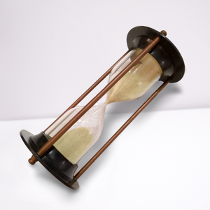 Sablier en aluminium antique moderne avec sablier Beau cadeau décoratif pour cuisine, bureau, maison pour chronométrer un anniversaire, Noël - Product Image 1