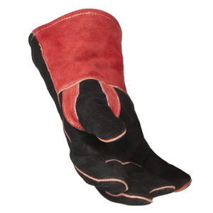 Guantes de soldadura de cuero ecológicos Doble Palma Anti-vibración Resistente al calor 16 PULGADAS Materiales sostenibles - Product Image 5