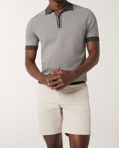 Personalizable hombres Slim Fit para Polo camisa 100% algodón cómodo transpirable tela tres botones tapeta sólido para oficina a granel - Product Image 1