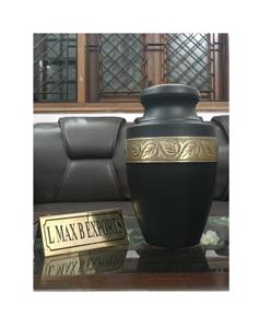 Urne funéraire en métal de style américain personnalisé pour adultes Porte-cendres commémoratif de haute qualité et nouveau design - Product Image 1