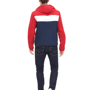 Veste Softshell personnalisée pour hommes, col montant, imperméable, décontractée, conception simple pour l'hiver, vente en gros de vêtements bon marché, logo à l'avant - Product Image 2