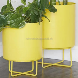 Venta caliente nuevo estilo nórdico barato oro interior hierro fundido Metal jardín planta alta maceta soporte para Decoración - Product Image 4
