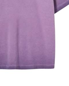 Camiseta Unisex Extra Grande de Algodón Lavado Color Lavanda, Estilo Vintage, Hombros Caídos, Ropa de Calle Informal de Verano, Camiseta Unisex - Product Image 6