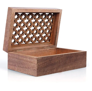 Cajas de regalo de madera de lujo más vendidas, tarjeta de visita elegante, embalaje de tarjeta de visita elegante con impresión de papel de arte Digital - Product Image 1