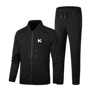 OEM Wholesale Men's Spring Eco-Friendly Plus Size Lightweight High Quality Training <b>Gym</b> <b>Tracksuit</b> with Long Sleeves - Product Image 1