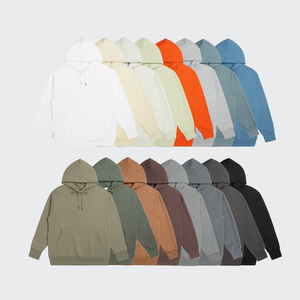 Sweat à capuche en polaire uni personnalisé, sweat à capuche uni pour homme, sweat à capuche unisexe brodé, sweat à capuche oversize pour femme, sweat à capuche imprimé - Product Image 2