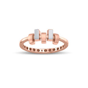 Gold Plated Stainless Steel Charm <b>Ring</b> <b>for</b> <b>Girls</b> Letter Heart Shell Inlay Gift - Product Image 3