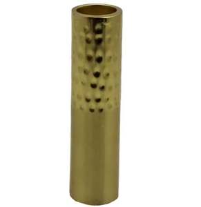 Soporte de luz en T de lujo decorativo de hierro de diseñador único al por mayor soporte de palillo de vela de diseño moderno acabado Chapado en latón - Product Image 1