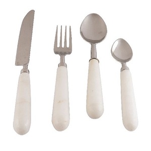 Ensemble d'ustensiles de restaurant en acier inoxydable Cuillère et fourchette en argent Couverts pour la maison, les repas et les mariages PC Couverts - Product Image 5