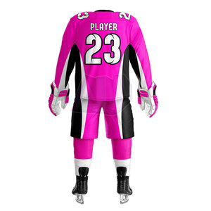Conjuntos de Uniformes de Hockey sobre Hielo de Diseño Premium, Unisex, Duraderos, Cómodos, 100% Poliéster, Transpirables, que Absorben la Humedad, Personalizables - Product Image 3