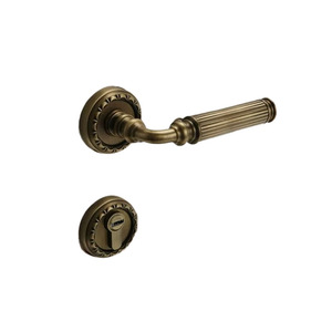 Brass <strong>Door</strong> <strong>Knobs</strong> Anti-Theft Black and <strong>Gold</strong> Wooden <strong>Door</strong> Locks Interior <strong>Door</strong> Handle - Product Image 2