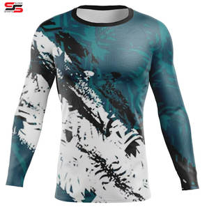 Couche de base à manches longues pour gymnastique athlétique de compression unisexe pour MMA et BJJ Uniforme unisexe à manches longues - Product Image 3