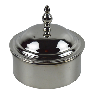 Nouveau bol de plat en métal en laiton de concepteur avec la conception de finition plaquée argent pour la fête de mariage et les événements plat de stockage de haute qualité - Product Image 3