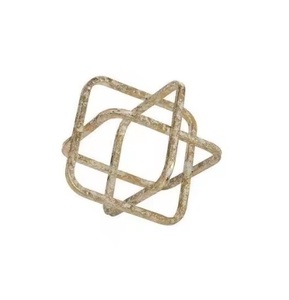 Sculptures en métal plaqué or de forme irrégulière modernes pour la décoration de table, salon, pièces décoratives élégantes pour table - Product Image 5