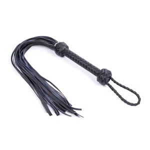 Fouet équestre de qualité supérieure en cuir de vachette véritable avec poignée en cuir Durable aide à l'entraînement professionnel Dressage - Product Image 3