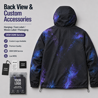 Veste à capuche thermochromique personnalisée IKDEER pour homme, résistante à l'eau, respirante, pour la rue et l'extérieur