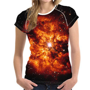 เสื้อยืดมีสไตล์สำหรับผู้หญิงเสื้อยืดสีรุ้งเสื้อผู้หญิงขนาดใหญ่พิเศษเสื้อยืดสั้นสำหรับผู้หญิงฤดูร้อน - Product Image 4