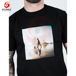 T-shirts pour hommes en coton 100% de haute qualité, coupe ample, style streetwear, avec logo personnalisé - Product Image 2