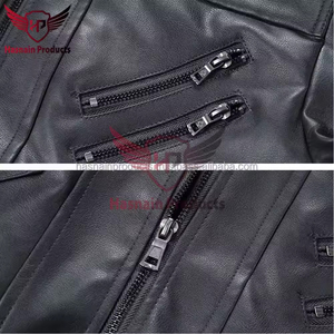 <b>Men</b> Leather Jacket for <b>Biker</b> Genuine Top Quality Material Jacket <b>Men</b> Premium Hooded Bomber Thick Leather Hooded Jacket - Product Image 6