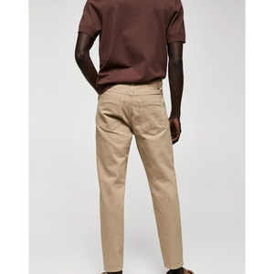 Pantalones vaqueros de hombre de alta calidad, pantalones vaqueros ajustados elásticos para hombre, pantalones vaqueros nuevos de último Color para hombre de talla grande, dos bolsillos de parche - Product Image 6