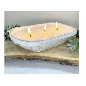 Vela de madera hecha a mano para el hogar y restaurante, cuenco de masa de gran mercado, venta al por mayor - Product Image 3