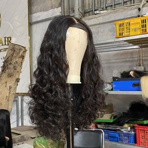 Wig for Black Women <b>Hair</b> Single Donor Human <b>Hair</b> Wigs Human <b>Hair</b> Lace Frontal <b>Curly</b> Bouncy - Product Image 3