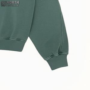 Sudadera con capucha de gran tamaño con estilo para hombre, sudadera de lana pesada, diseño teñido anudado a la moda, ropa cómoda de uso diario para invierno sólido - Product Image 3