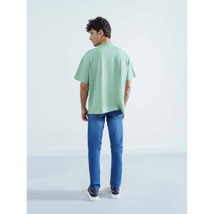 T-shirt Hip Hop Confortable à Épaules Tombantes MC2108, Faible MOQ, 100% Coton Respirant Anti-Plis, Jersey 220 Grammes pour Printemps-Été - Product Image 4