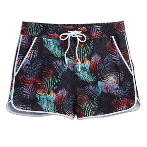 กางเกงขาสั้นชายหาดผ้าสแปนเด็กซ์/ ผ้าฝ้ายระบายอากาศได้ดีเป็นมิตรกับสิ่งแวดล้อมสำหรับผู้หญิงพิมพ์โลโก้ได้ตามต้องการสำหรับออกกำลังกายโยคะ - Product Image 5