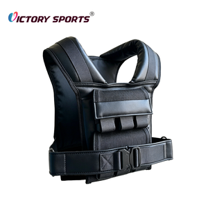 Gilet lesté en cuir de 35 lb pour hommes, idéal pour l'entraînement de force en salle de sport (vente en gros) - Product Image 1