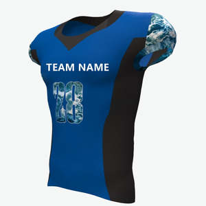 Uniforme personnalisé de haute qualité sublimé, couleurs personnalisées, taille et logo, uniforme de football d'équipe, drapeau de football, vente en gros - Product Image 1