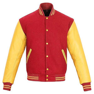 Best Selling Custom Varsity Jacket Men - Wholesale Price Streetwear with Unique Embroidery and Premium Quality Man Jackets - Product Image 1
