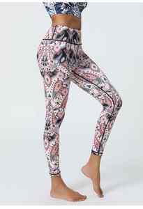 ODM Sublimated <b>Women</b> High Waist <b>Legging</b> Custom Wholesale Thermal Polyester Spandex Lined Yoga Pants <b>with</b> <b>Pocket</b> Warm Winter Wear - Product Image 4