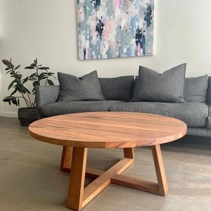 Table basse de luxe en bois d'acacia - Product Image 1