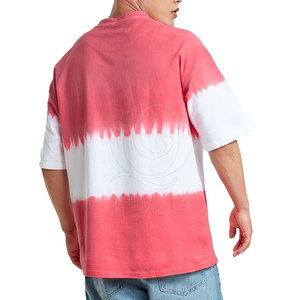 Camiseta de hombro caído de gran tamaño Camiseta de hombro caído de alta calidad con logotipo personalizado de peso pesado en blanco - Product Image 4